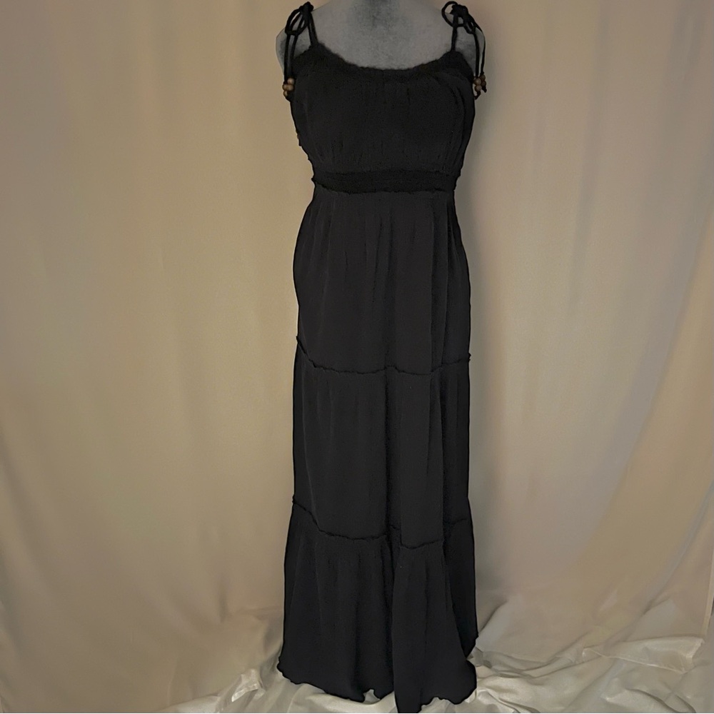 Vintage Old Navy Black Maxi Dress